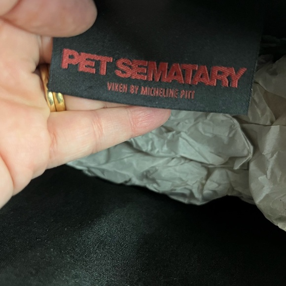 Vixen by Micheline Pitt Pet Sematary Gray Bag - Picture 4 of 4